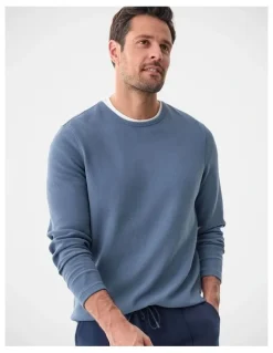 Gazman High Flex Waffle Crew Air Force Blue