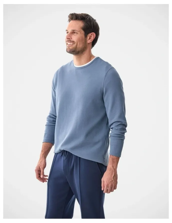 Gazman High Flex Waffle Crew Air Force Blue