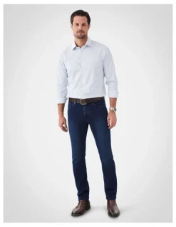 GAZMAN Knit Denim Modern Fit Jean in Indigo