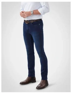 GAZMAN Knit Denim Modern Fit Jean in Indigo