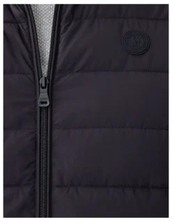 GAZMAN Lightweight Puffer Vest in Black