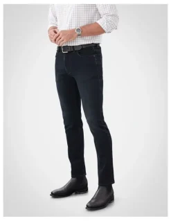GAZMAN Merricks Modern Knit Jeans in Black