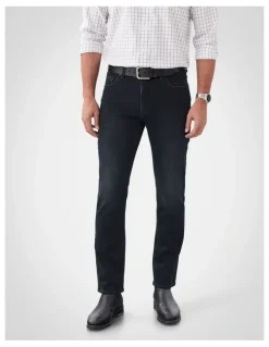 GAZMAN Merricks Modern Knit Jeans in Black