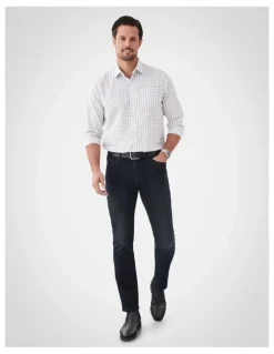 GAZMAN Merricks Modern Knit Jeans in Black