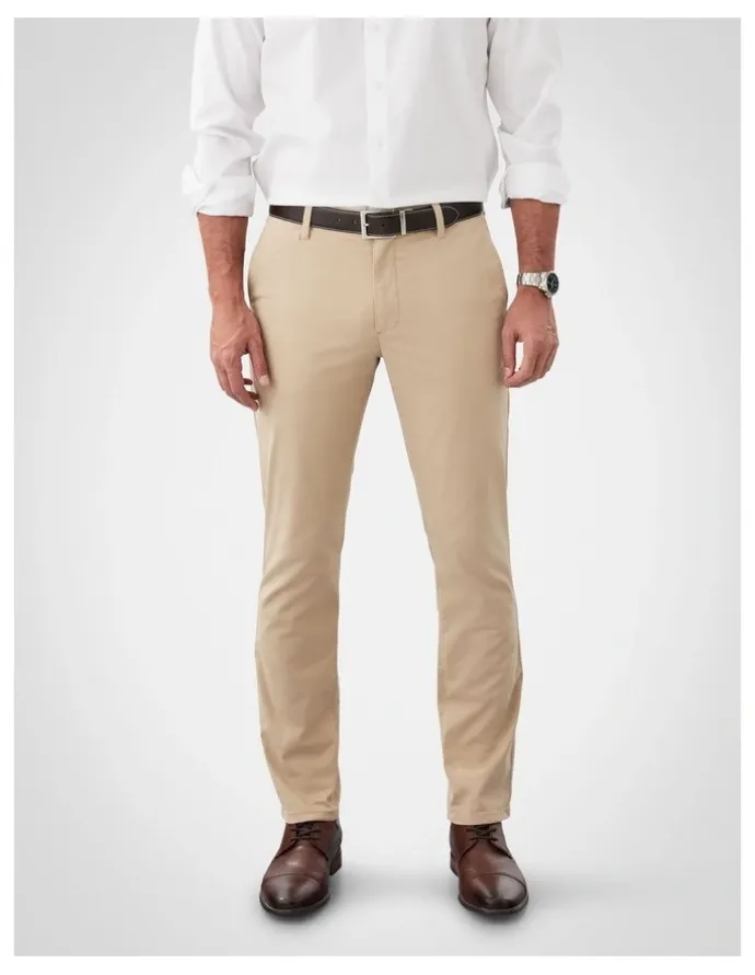 GAZMAN Modern Chino Pant in Camel