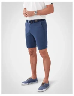 GAZMAN Modern Club Stretch Shorts in Blue