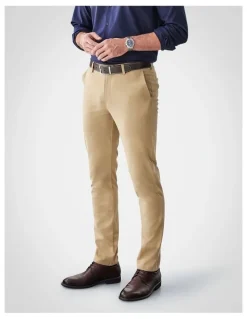 GAZMAN Non-Iron Modern Chino Pant in Desert