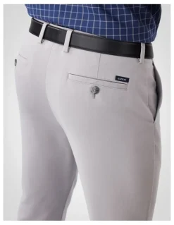 GAZMAN Non-Iron Modern Chino Pants in Grey