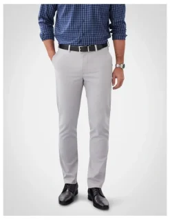 GAZMAN Non-Iron Modern Chino Pants in Grey
