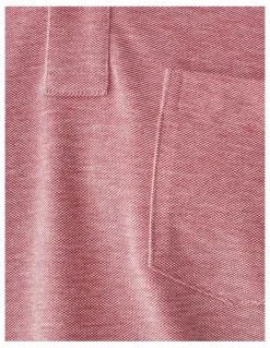 GAZMAN Oxford Pocket Polo Shirt in Red