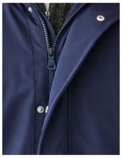 GAZMAN Stadium Hooded Jacket in Navy