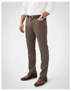 GAZMAN Stretch Bedford Cord in Brown