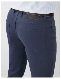 GAZMAN Stretch Bedford Cord Trouser in Indigo