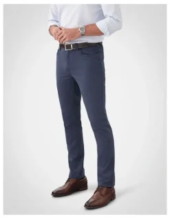 GAZMAN Stretch Bedford Cord Trouser in Indigo