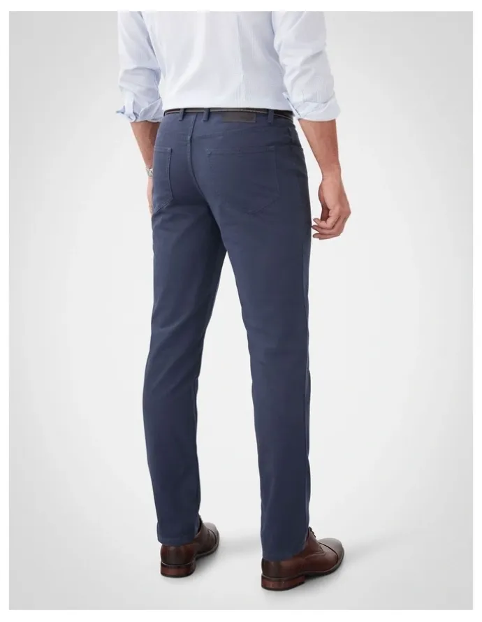 GAZMAN Stretch Bedford Cord Trouser in Indigo