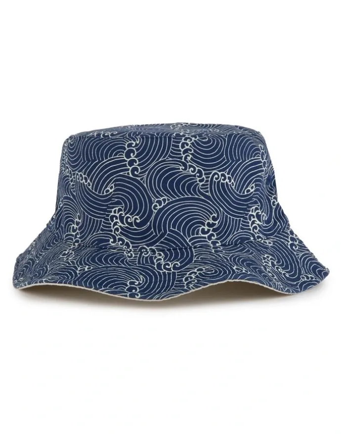 Gilroy Wavey Bucket Hat in Blue