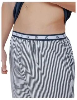 Gingerlilly Sleepwear Noah Cotton Short Pyjama Set in Two Tone