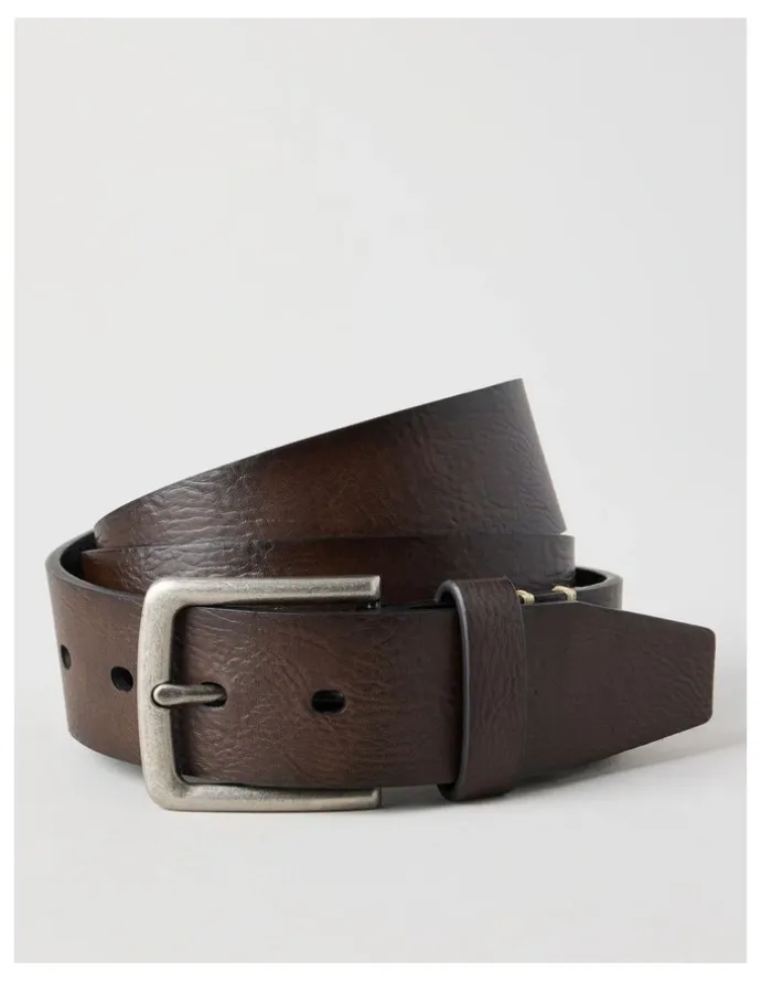Grab Casual Leather Jean Belt Brown Belt Brown