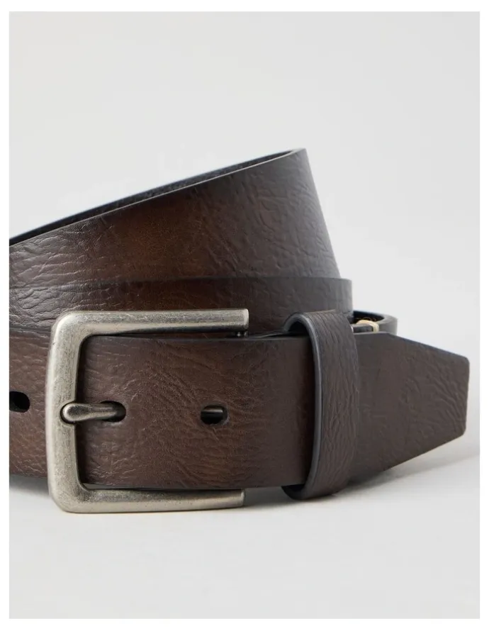 Grab Casual Leather Jean Belt Brown Belt Brown