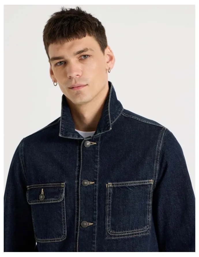 Grab Barn Jacket in Denim Rinse