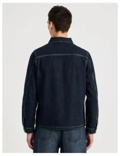 Grab Barn Jacket in Denim Rinse