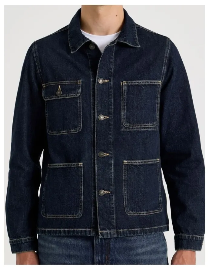 Grab Barn Jacket in Denim Rinse