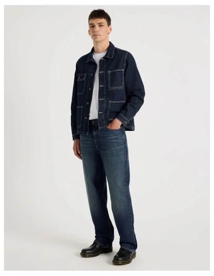 Grab Barn Jacket in Denim Rinse