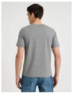 Grab Crew Neck T-Shirt in Charcoal