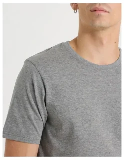 Grab Crew Neck T-Shirt in Charcoal