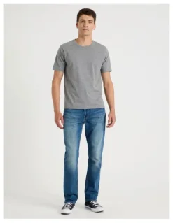 Grab Crew Neck T-Shirt in Charcoal