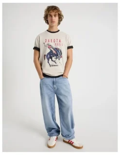 Grab Loose Wide Leg Jeans in Light Blue