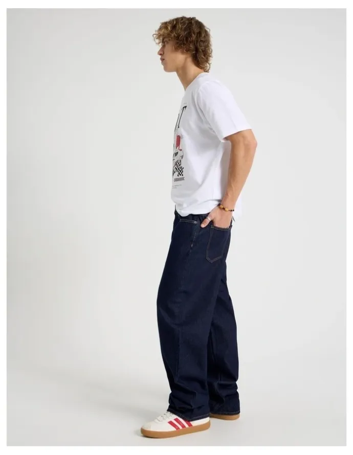 Grab Loose Wide Leg Jeans in Rinse