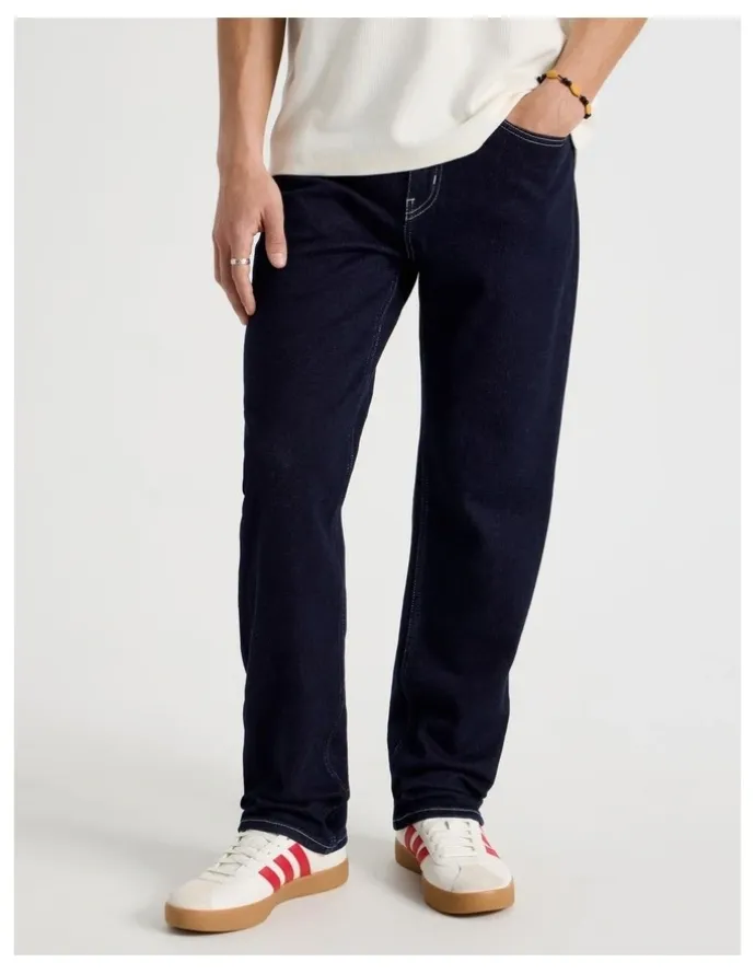 Grab Regular Straight Jeans in Rinse
