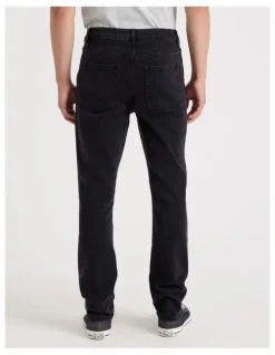 Grab Regular Tapered Jeans Black