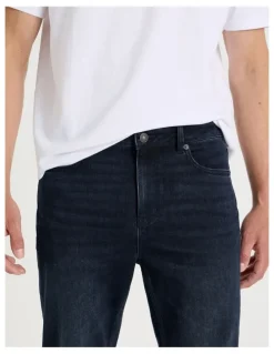Grab Regular Tapered Jeans in Nearly Black