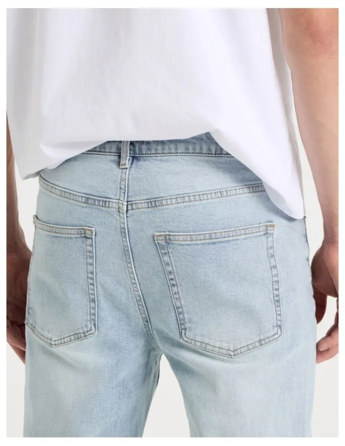 Grab Regular Tapered Jeans in Light Blue