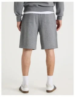 Grab Relaxed Sweat Short in Charcoal