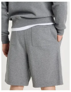 Grab Relaxed Sweat Short in Charcoal