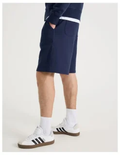 Grab Relaxed Sweat Short in Navy