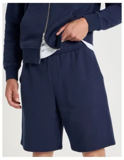 Grab Relaxed Sweat Short in Navy