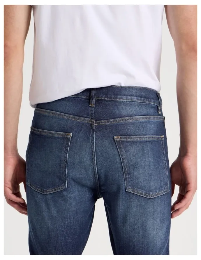 Grab Skinny At Waist Tinted Jeans in Dark Denim