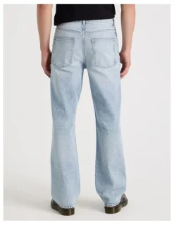 Grab Slim Bootcut Jeans in Light Blue