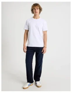 Grab Slim Crew Neck T-Shirt in White