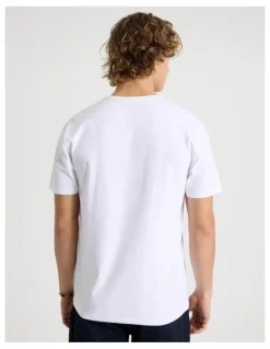 Grab Slim Crew Neck T-Shirt in White