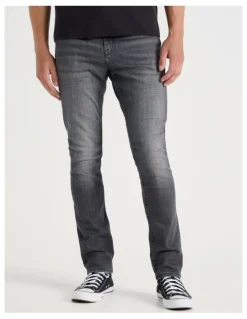 Grab Slim Jeans in Charcoal