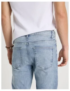 Grab Slim Jeans in Light Blue