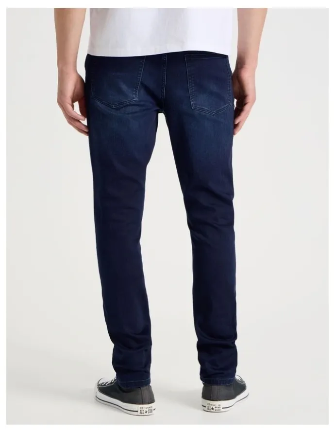 Grab Slim Knit Jeans in Dark Denim