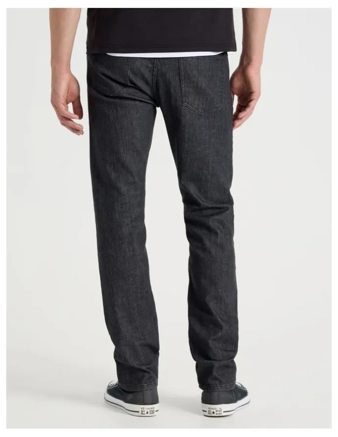 Grab Slim Tapered Jeans in Black