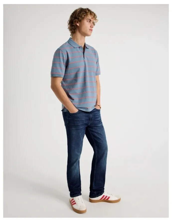 Grab Slim Tapered Jeans in Dark Denim