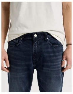 Grab Straight At Waist Jeans in Nearly Black